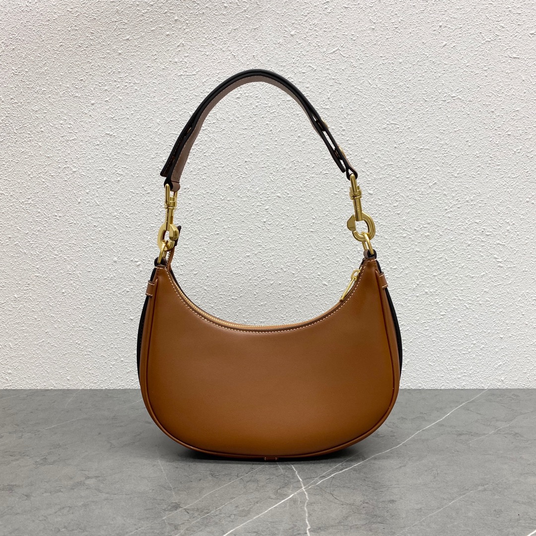 Celine Medium Ava Strap Bag In Smooth Calfskin Shoulder Bag Tan 196923